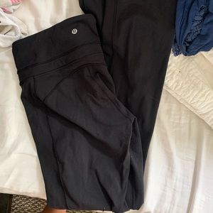 Black lululemon straight pants